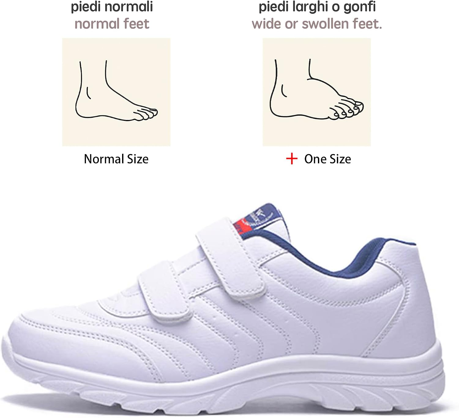 Thumbnail 2 de JOMIX sneakers met klittenbandsluiting, ademend bovenwerk en zachte binnenzool