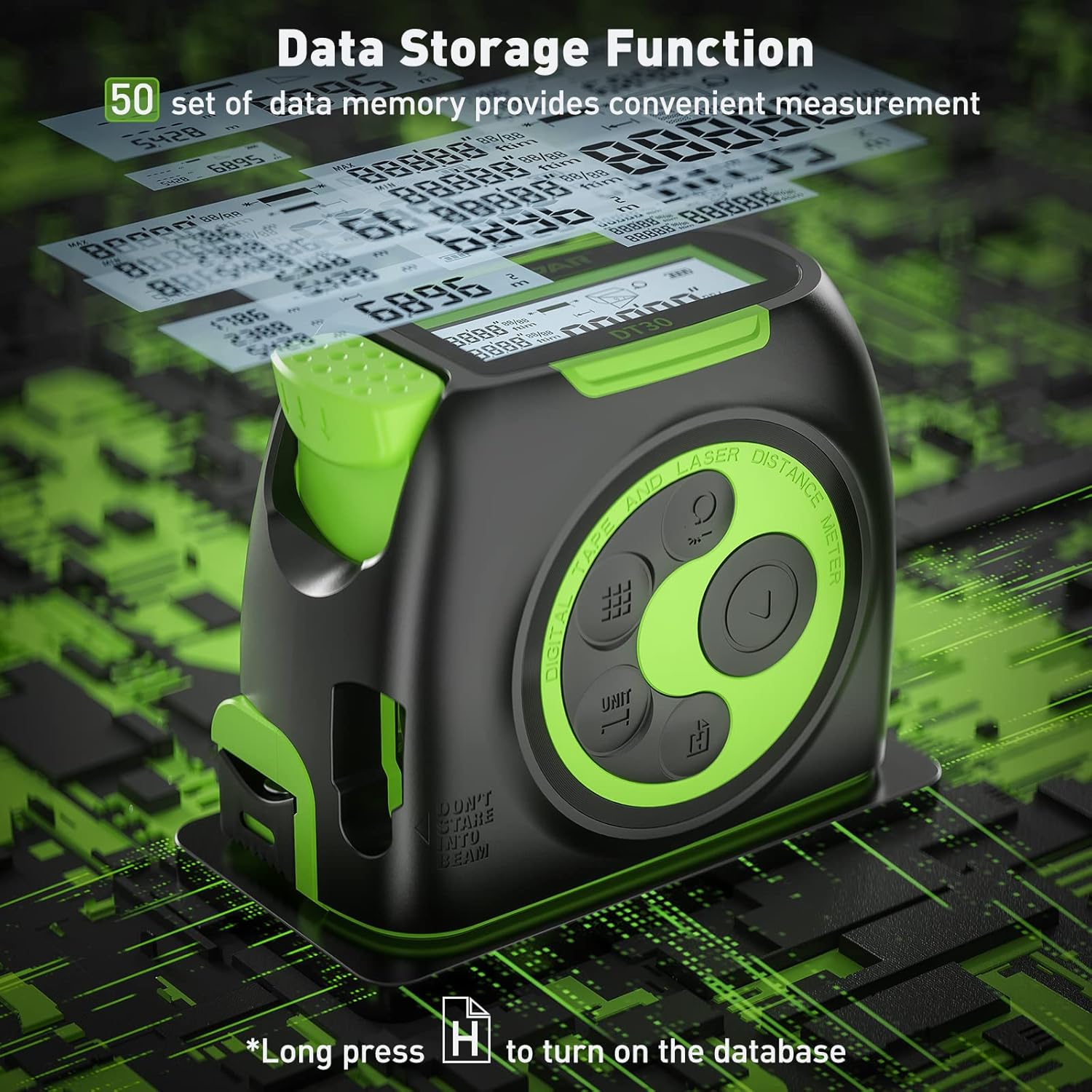 Thumbnail 4 de Huepar Massband Laser Entfernungsmesser 60m