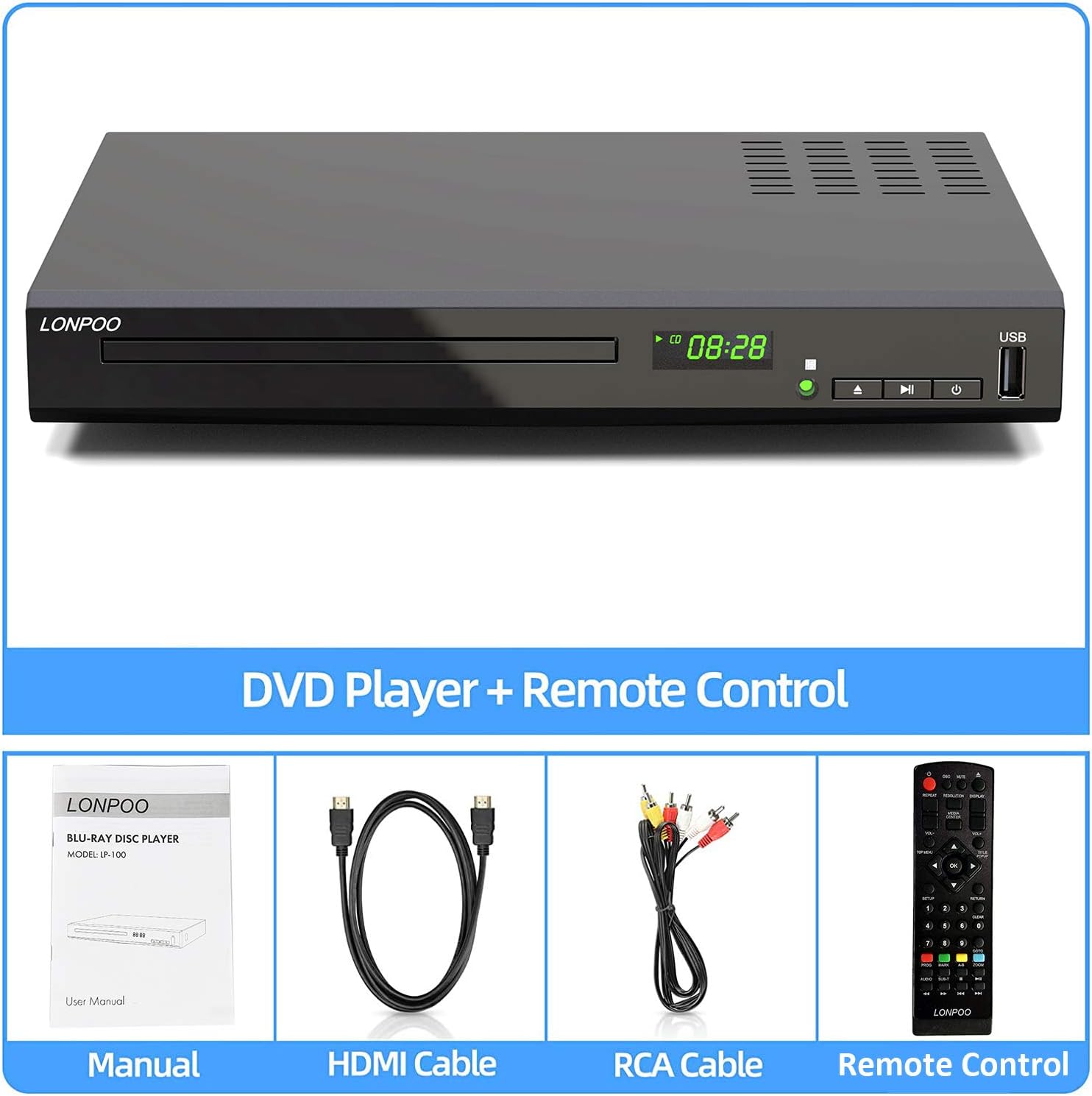 Thumbnail 5 de HD Blu-ray Player 1080P Blu-ray-Player 📀