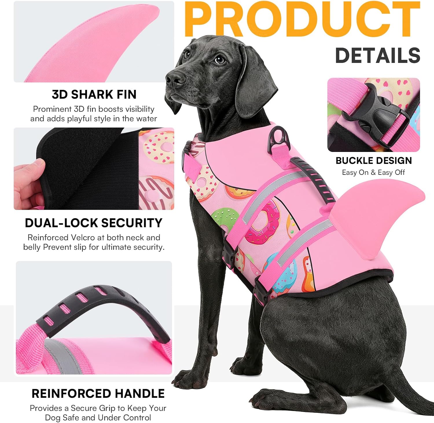 Detalle de Queenmore Dog Life Jacket M