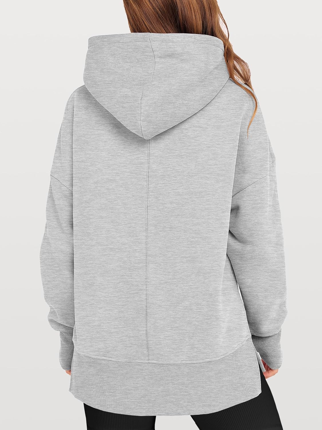 Thumbnail 4 de ANRABESS Womens Oversized Hoodie side-slit pullover