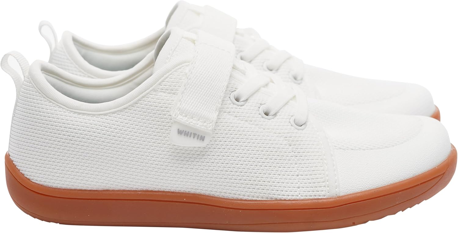 Thumbnail 1 de WHITIN Little/Big Kid Barefoot Shoes: Minimalist Lace-Up Sneakers for Growing Feet