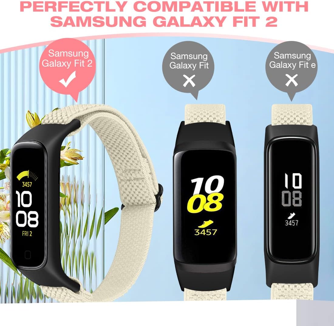 Thumbnail 1 de TumpCez Elastic Nylon Strap for Samsung Galaxy Fit 2 – Replacement Wristband