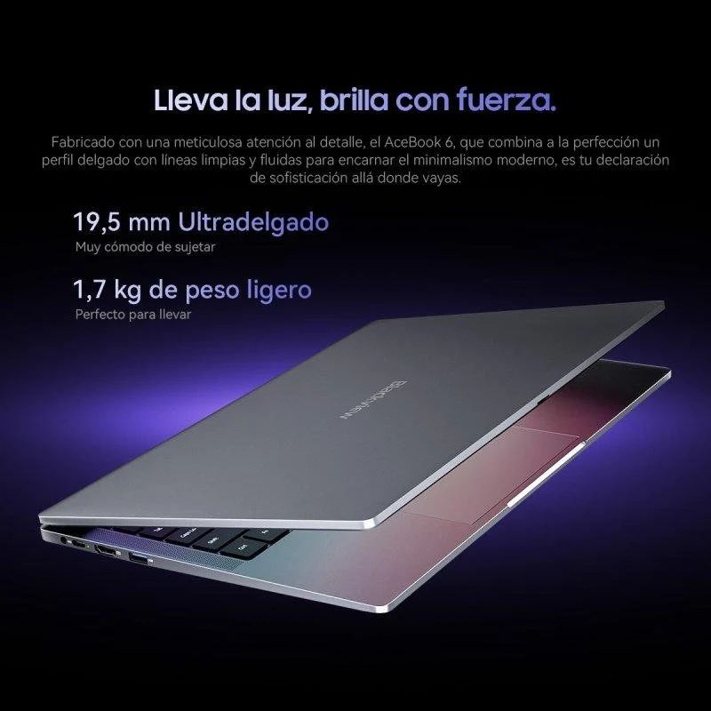 Thumbnail 2 de Blackview Acebook 6: potencia equilibrada para trabajo y ocio con Ryzen 5 y 16 GB