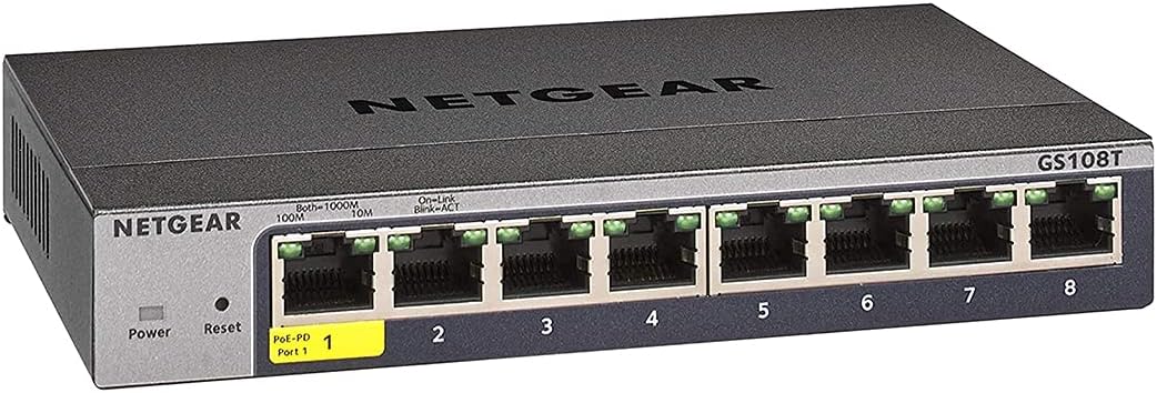Thumbnail 6 de NETGEAR GS108MX: switch Ethernet 10 Gb con porta SFP+ e protezione Prosafe