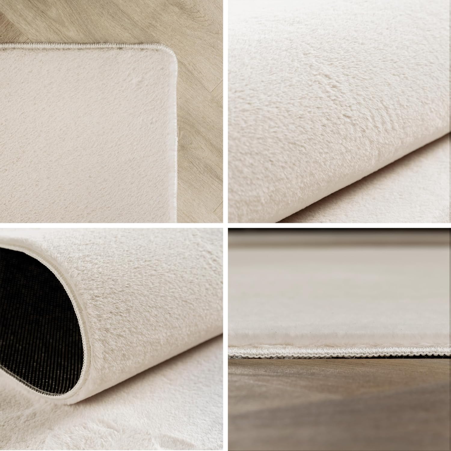 Thumbnail 1 de SIMPEX Teppich Wohnzimmer Creme 200x280 cm