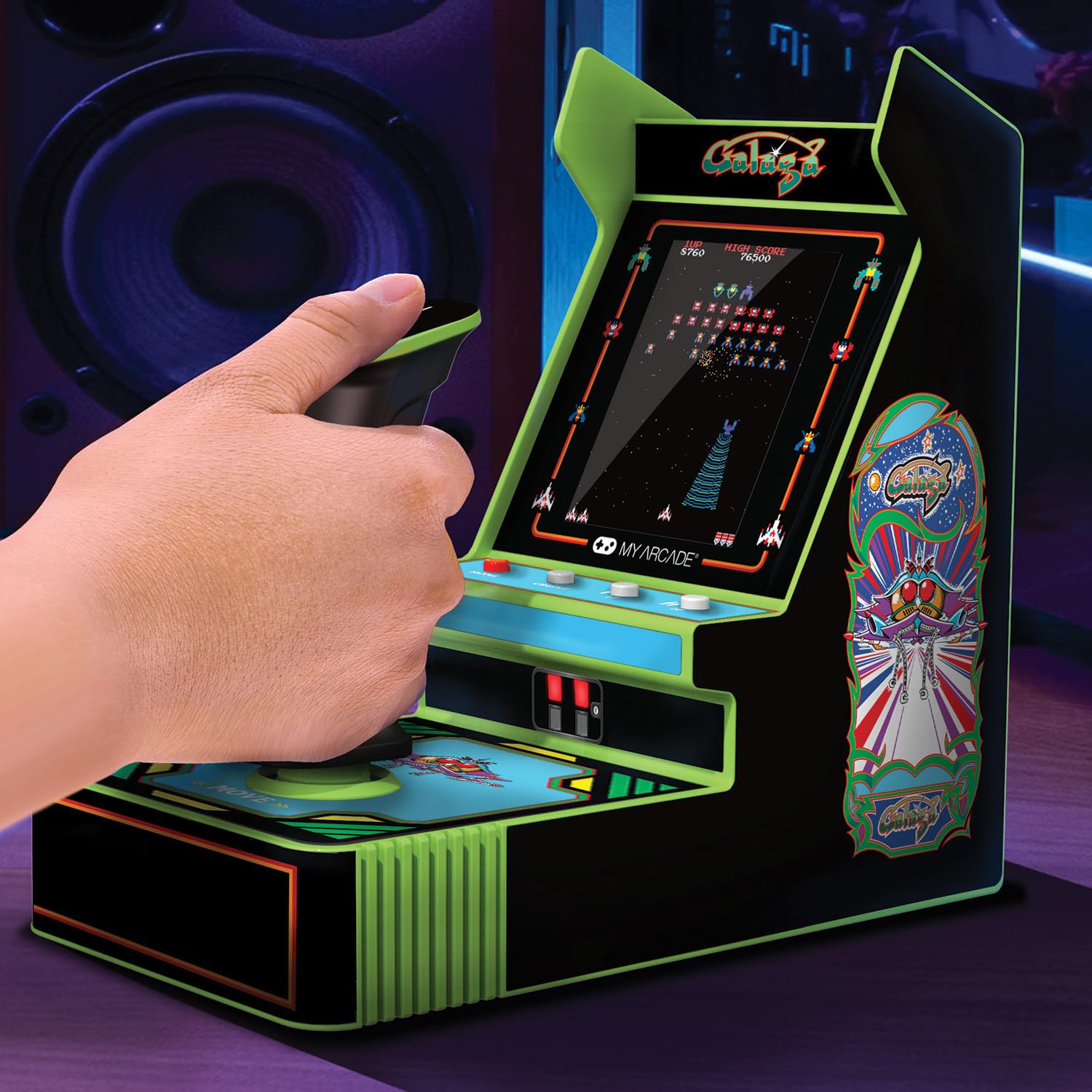 Thumbnail 2 de My Arcade Galaga Joystick Player (Officially Licensed Galaga & Galaxian Mini Console)