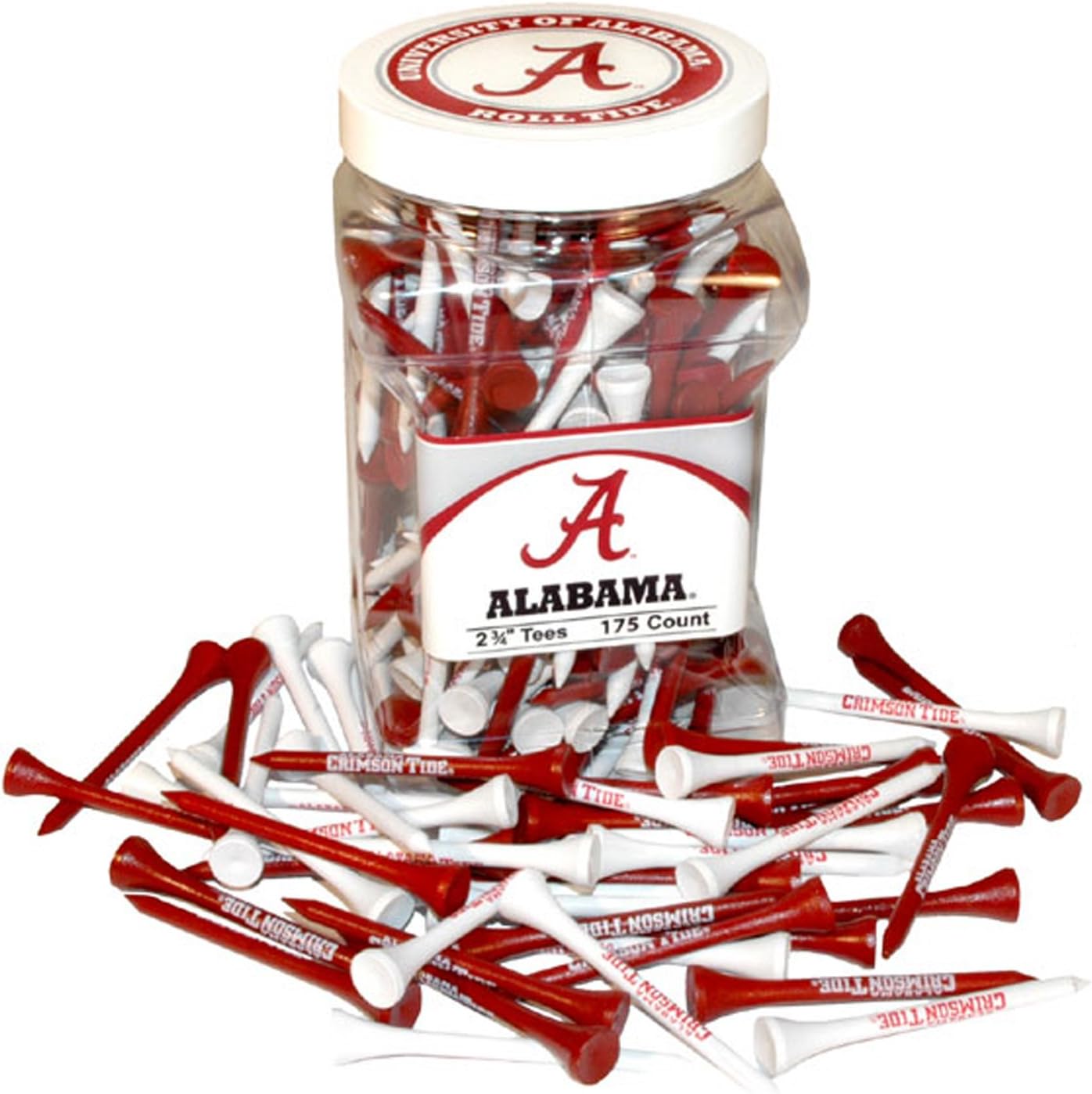 Detalle de Team Golf NCAA 175-Pack 2-3/4" Regulation Tees Jar (School Imprint)