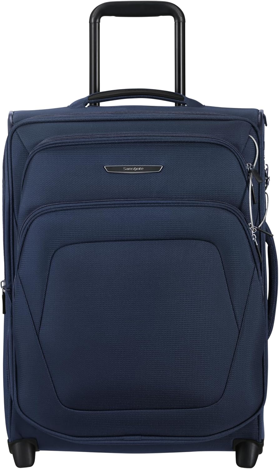 Detalle de Samsonite Spark SNG Eco - Valise cabine 55x40x20/23 cm, 48,5/57 L, Bleu Midnight Blue