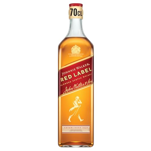 Johnnie Walker Red Label 700 ml: whisky escocés blended para mezclar o disfrutar solo
