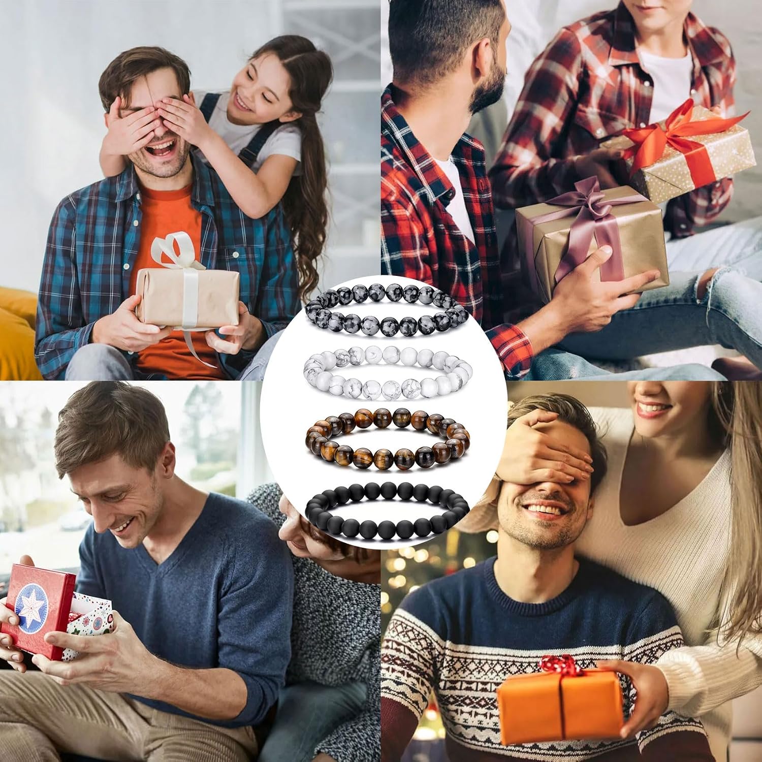 Thumbnail 6 de RANKEEF Bracelet œil de tigre 8MM Pour Homme