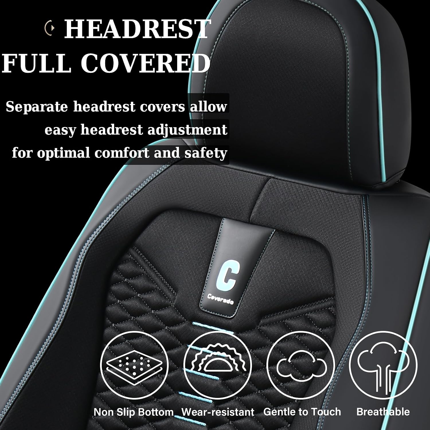 Detalle 2 de Coverado Car Seat Covers 5-Seat Set