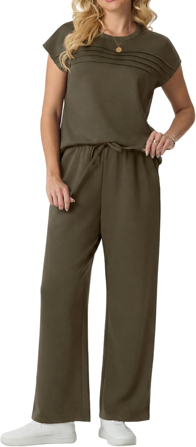 Detalle de GRECERELLE Two Piece Outfits for Women – Lightweight Summer Travel Set