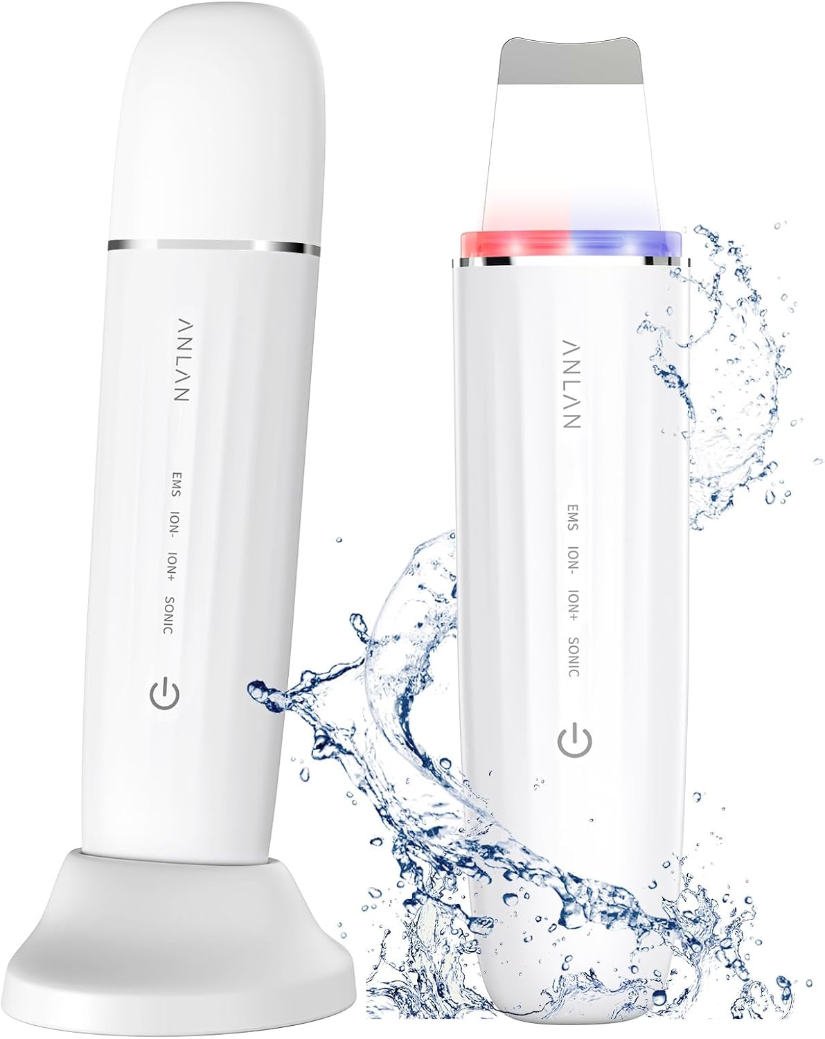 Detalle de ANLAN Ultraschall Skin Scrubber 6‑in‑1 Gesichtspflegegerät