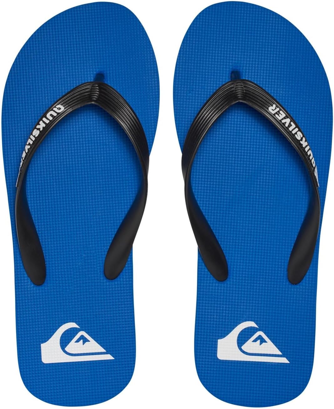 Detalle 1 de Quiksilver Molokai Tongs pour hommes – Noir, 43 EU