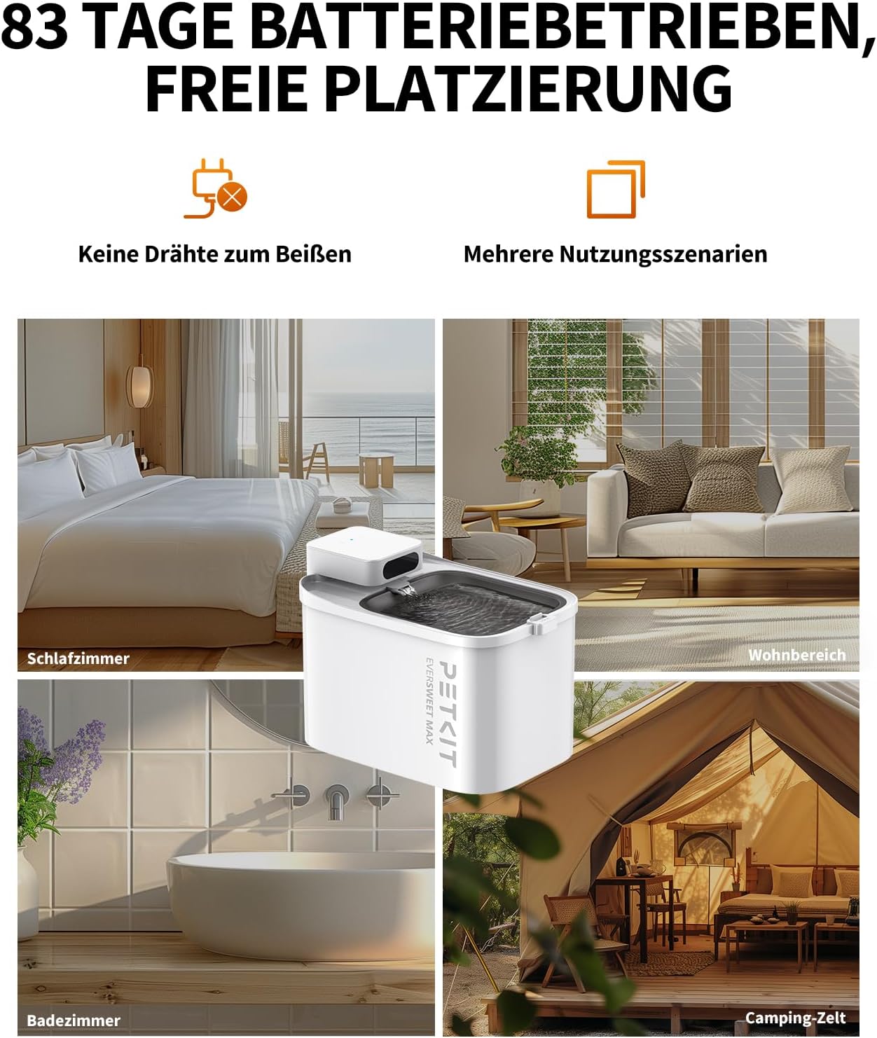 Thumbnail 6 de PETKIT Katzen Trinkbrunnen 3L Wasserbrunnen 🐾