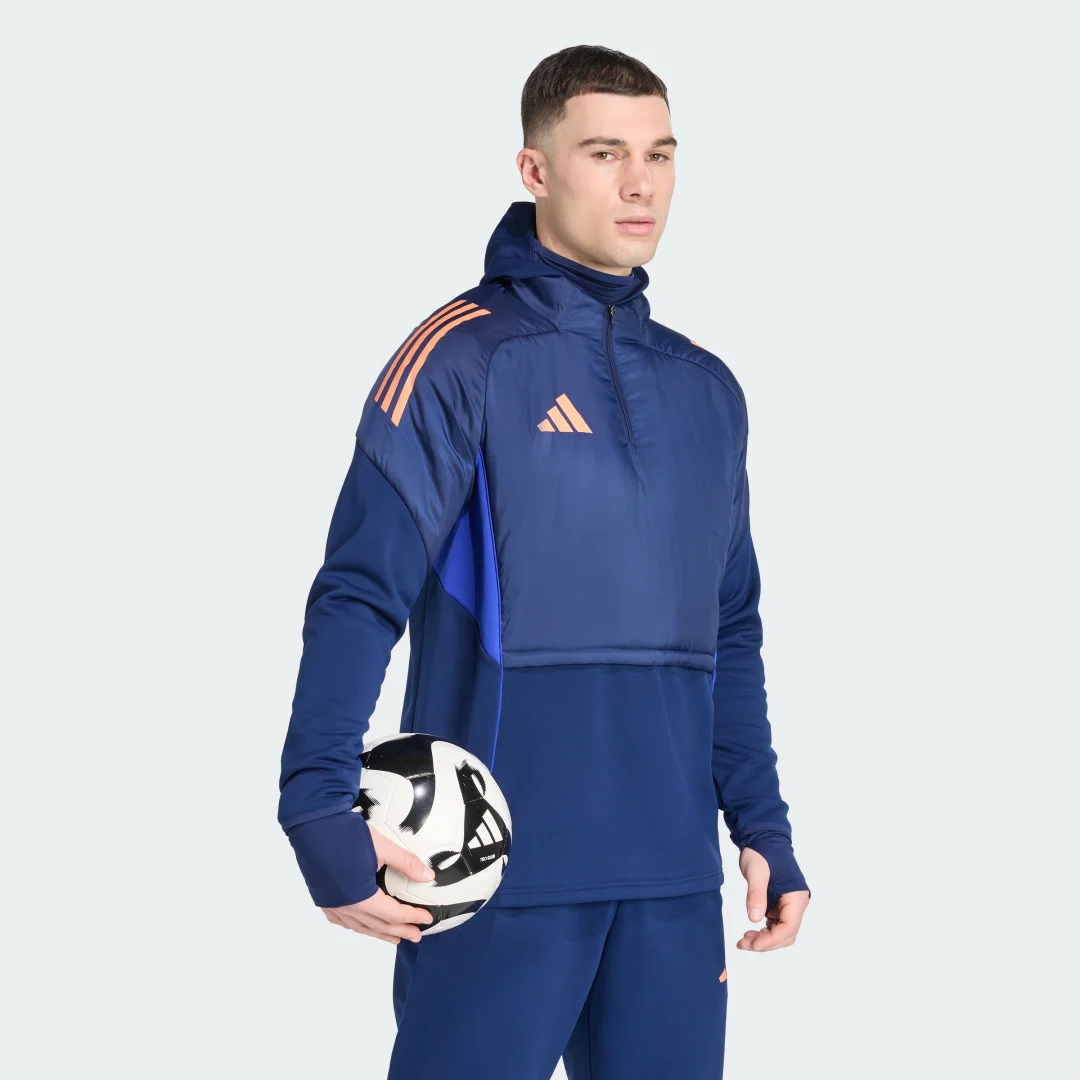 Thumbnail 2 de Adidas Tiro 25 Competition Winterized, camiseta técnica azul