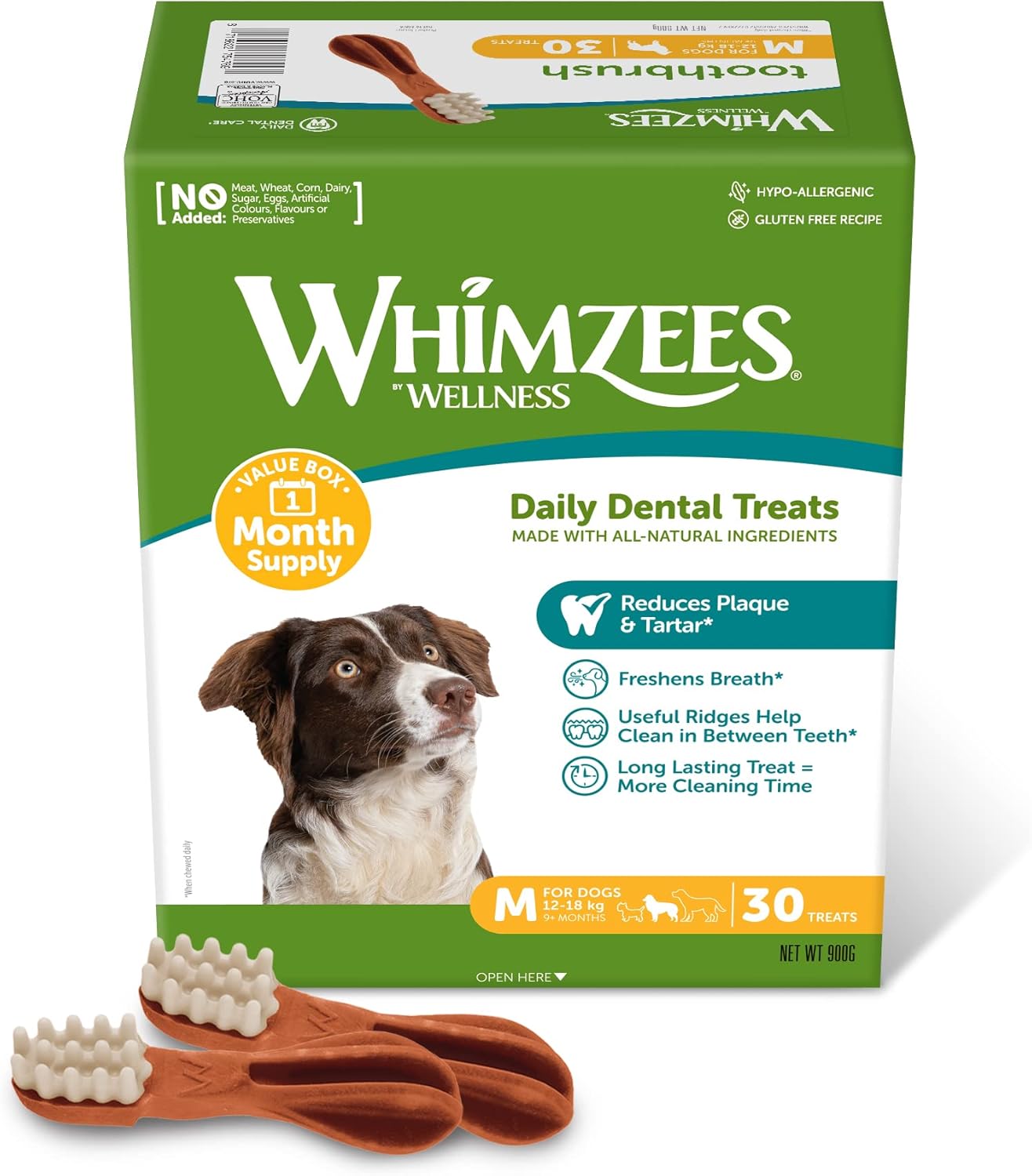 Thumbnail 4 de WHIMZEES Spazzolini da denti S – Fondo Mensile 30 pezzi, Taglia S