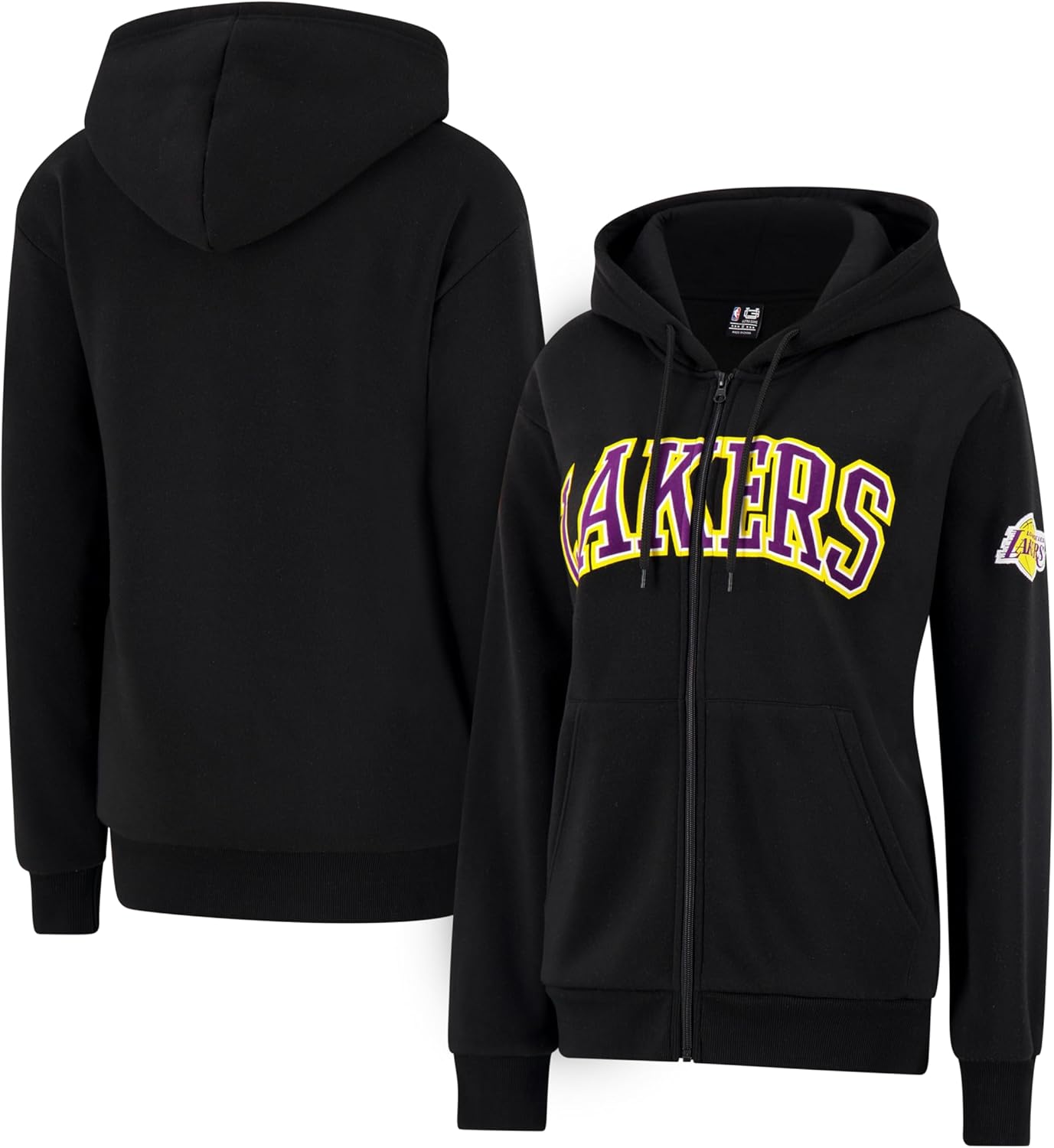 Detalle de Ultra Game Women’s NBA Official Super Soft Full Zip Hoodie Sweatshirt