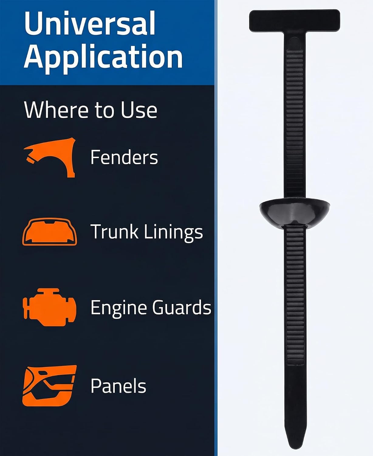 Thumbnail 5 de Nylon automotive cable tie fasteners