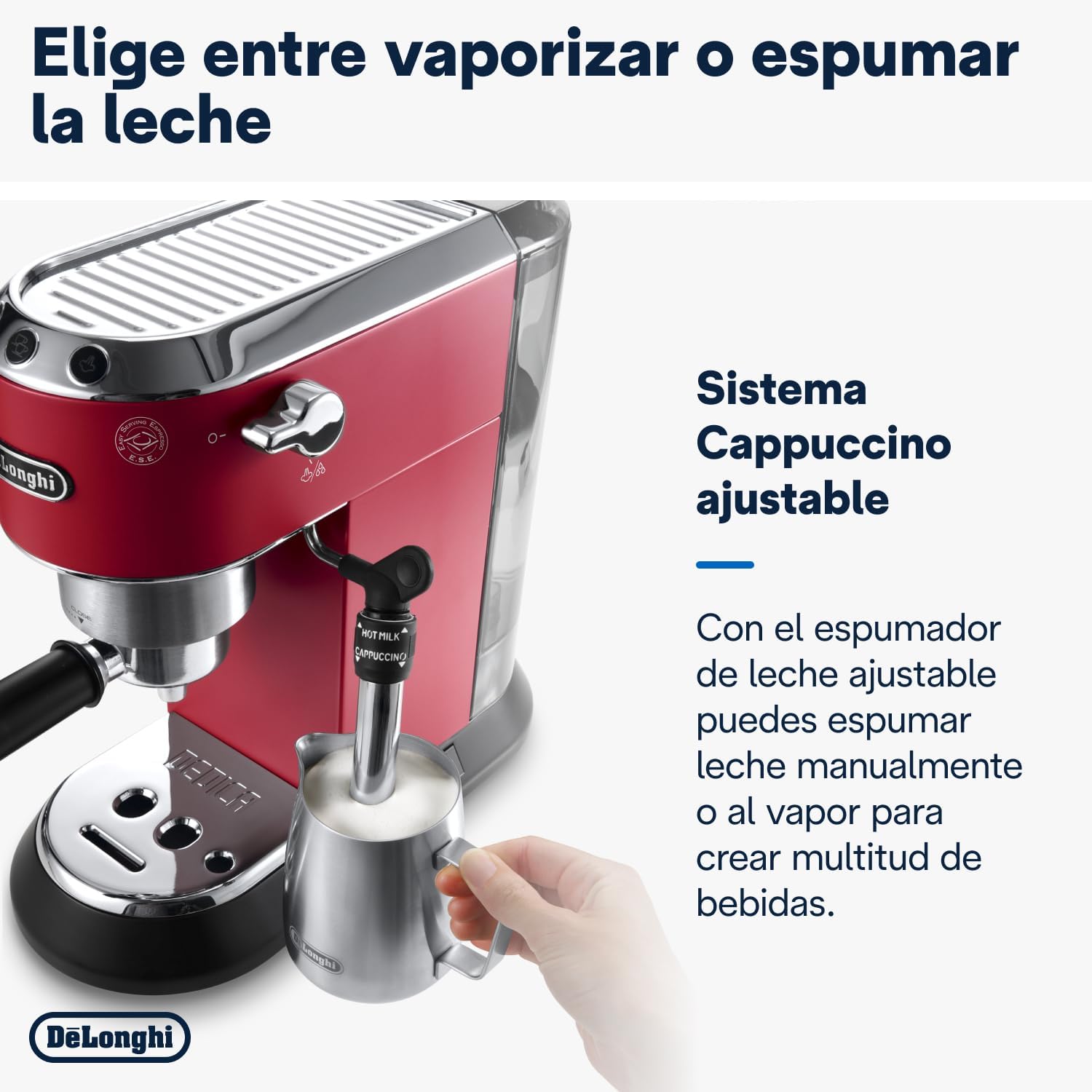 Thumbnail 4 de De'Longhi Dedica EC685.R - Cafetera Espresso 🍵 Elegante y Compacta