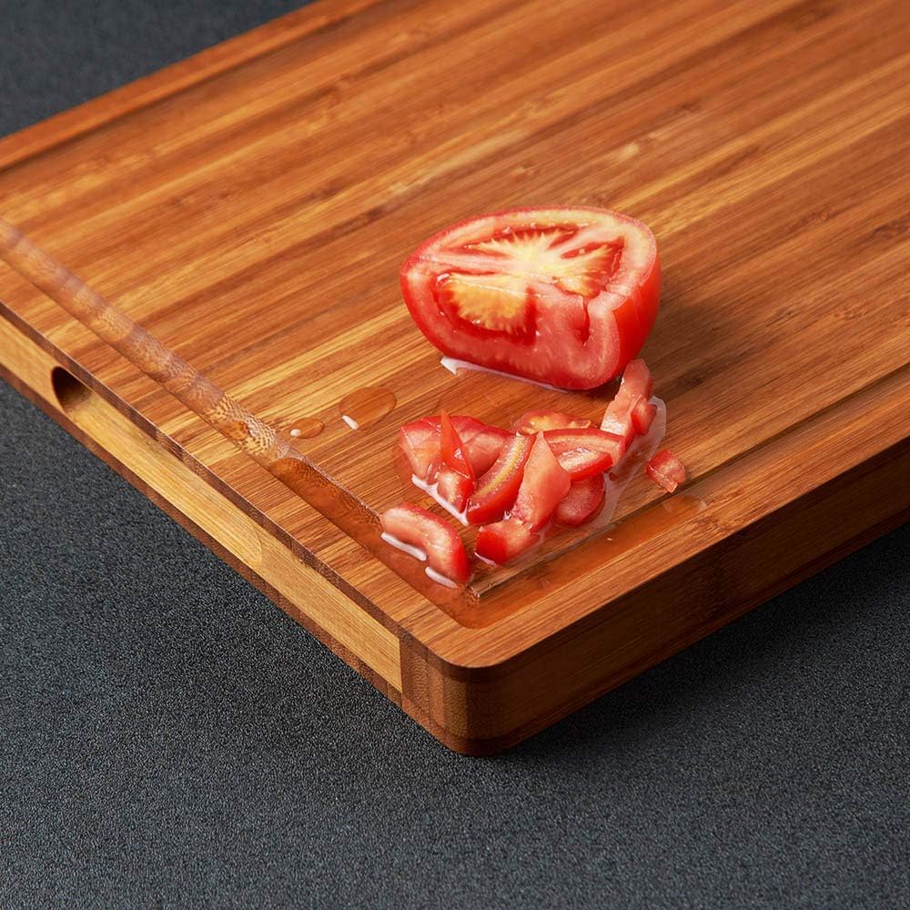 Thumbnail 4 de Large Bamboo Cutting Board 1" Thick 🍽️