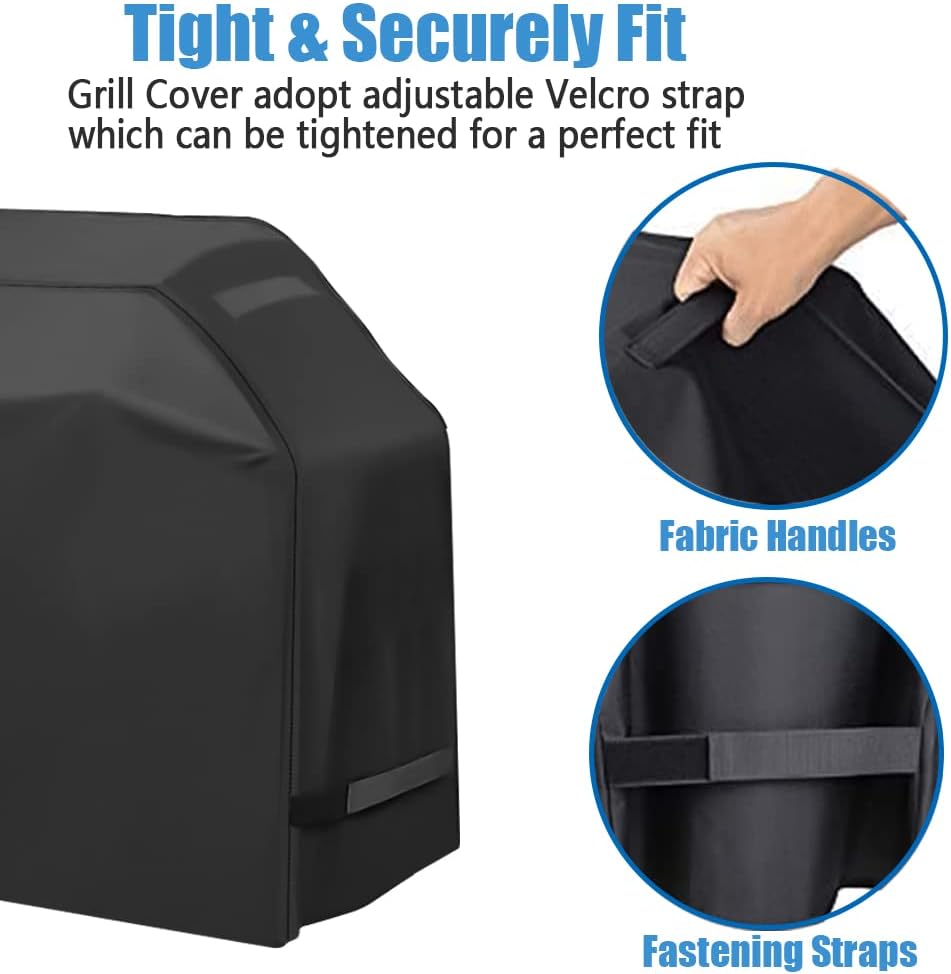 Thumbnail 1 de 58 Inch Waterproof Grill Cover for BBQs: Rip-Proof, UV-Resistant Protection