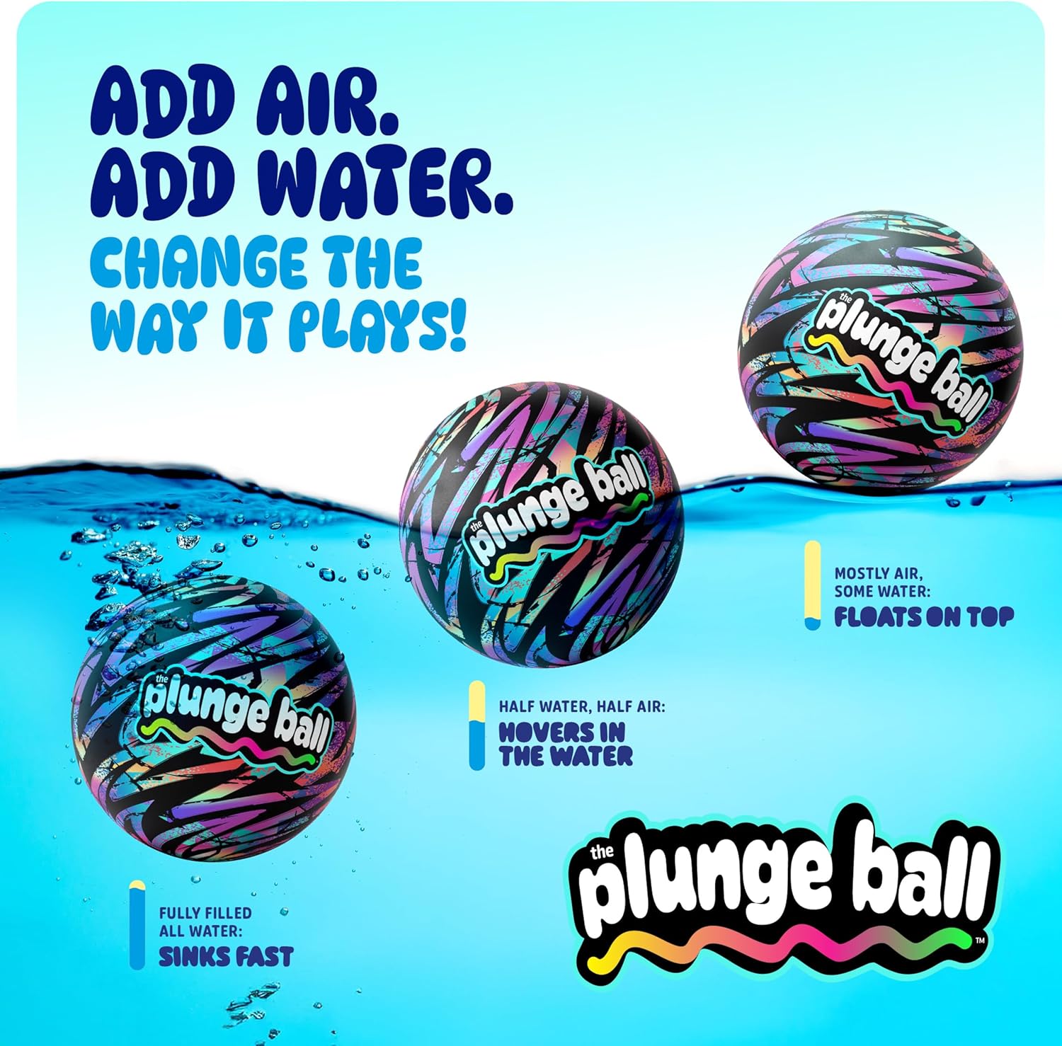 Detalle de HydroSport Plunge Ball 9-Inch Pool Game