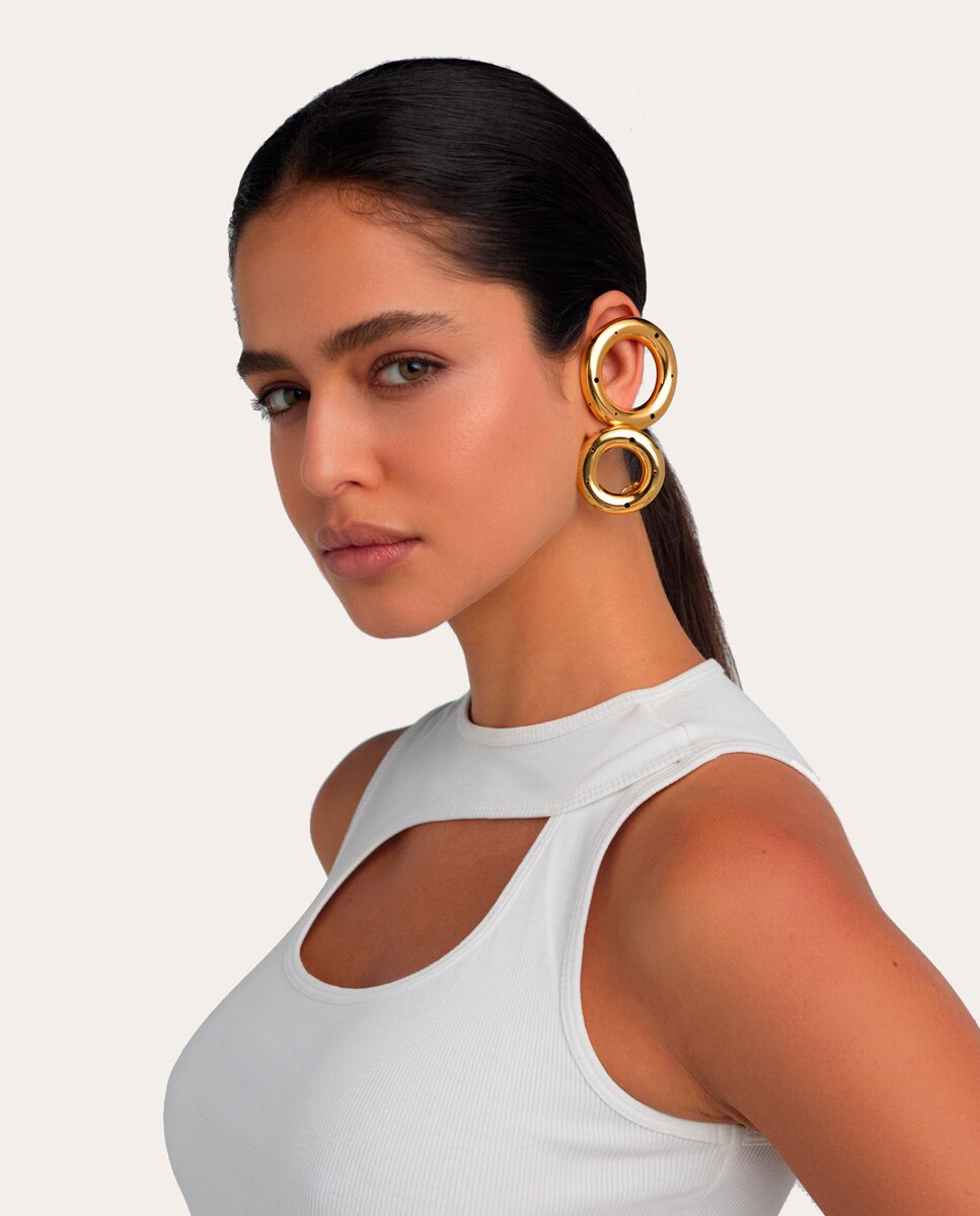 Thumbnail 4 de Paula Mendoza Big Donna, pendientes elegantes 🎧