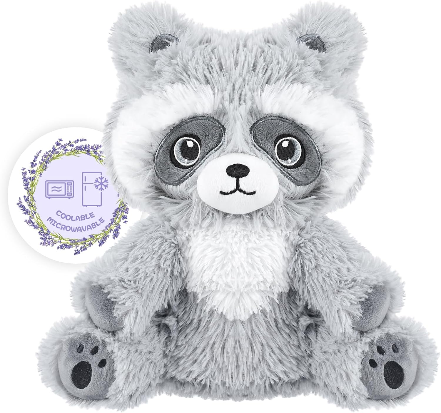 Detalle de SuzziPals Heatable & Coolable Raccoon Plush 1 🔥🐾