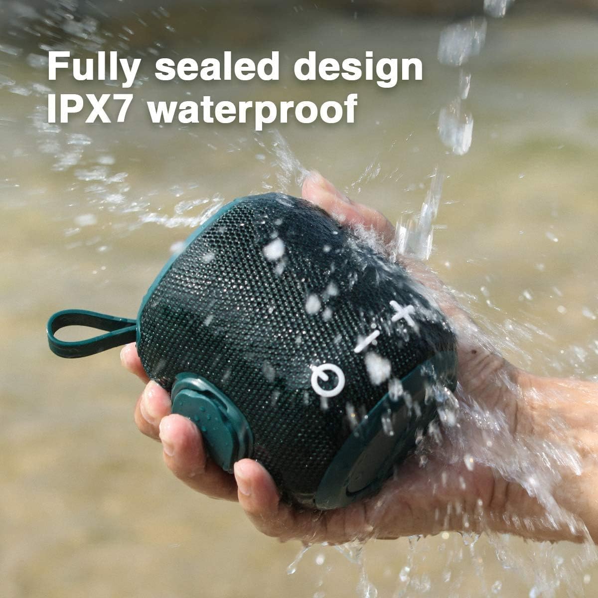 Thumbnail 1 de FIGMASU M7 Bluetooth Speaker: 360° Sound, Dual Pairing and IPX7 Waterproof
