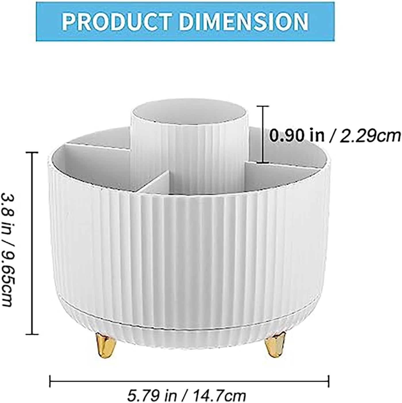 Thumbnail 4 de Marbrasse Schreibtisch Organizer 5 Fächer 🔄📚