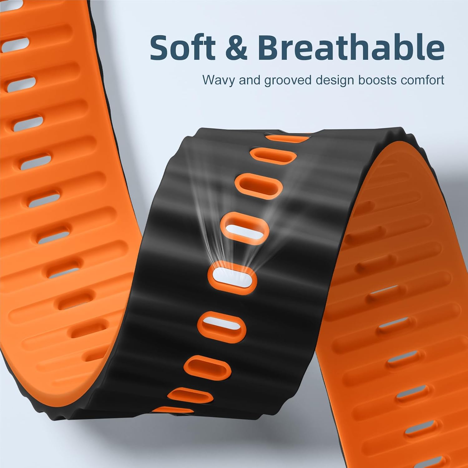 Detalle de Mastten Sports Strap for Apple Watch Ultra 2 49–42mm