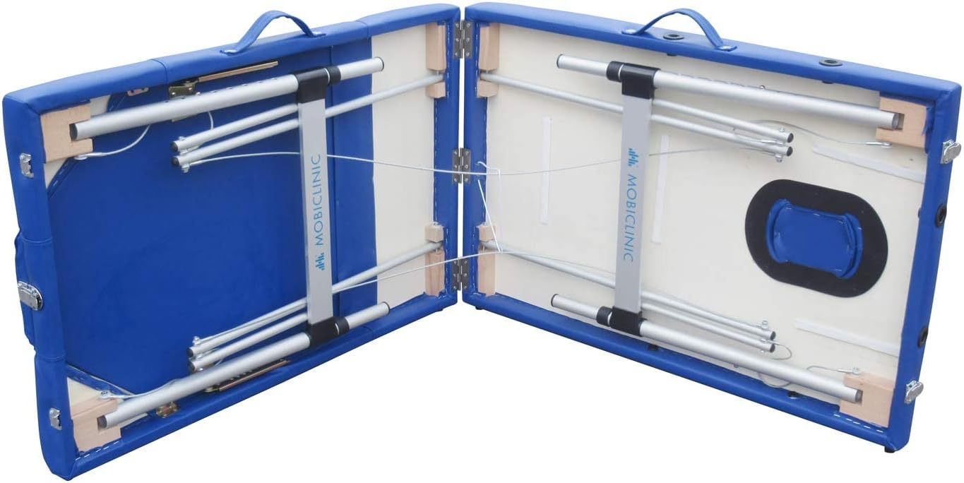 Detalle de Mobiclinic Lettino Pieghevole per Fisioterapia CA-01 Plus – Blu, 186 x 60 cm