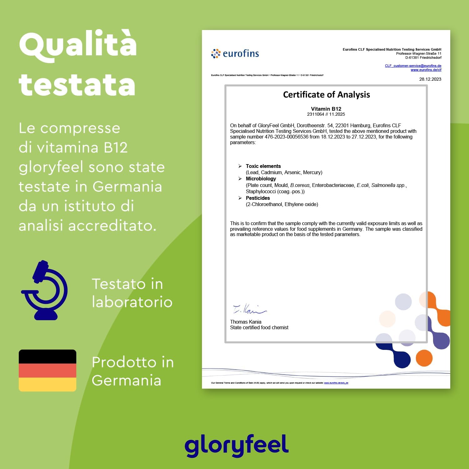 Detalle de Vitamina B12 1000 µg Metilcobalamina Vegana – 400 Compresse per oltre 6 mesi