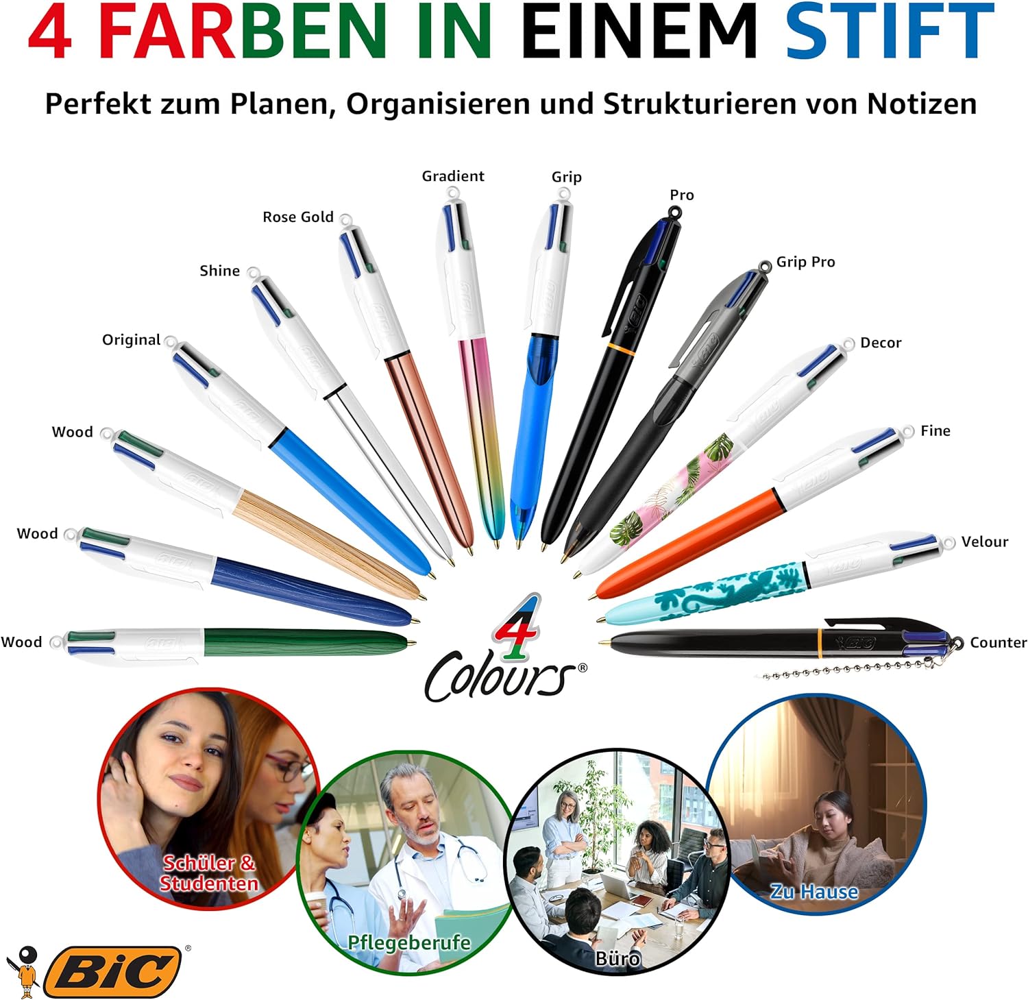 Thumbnail 3 de BIC 4 Colours Pro Multi Pen