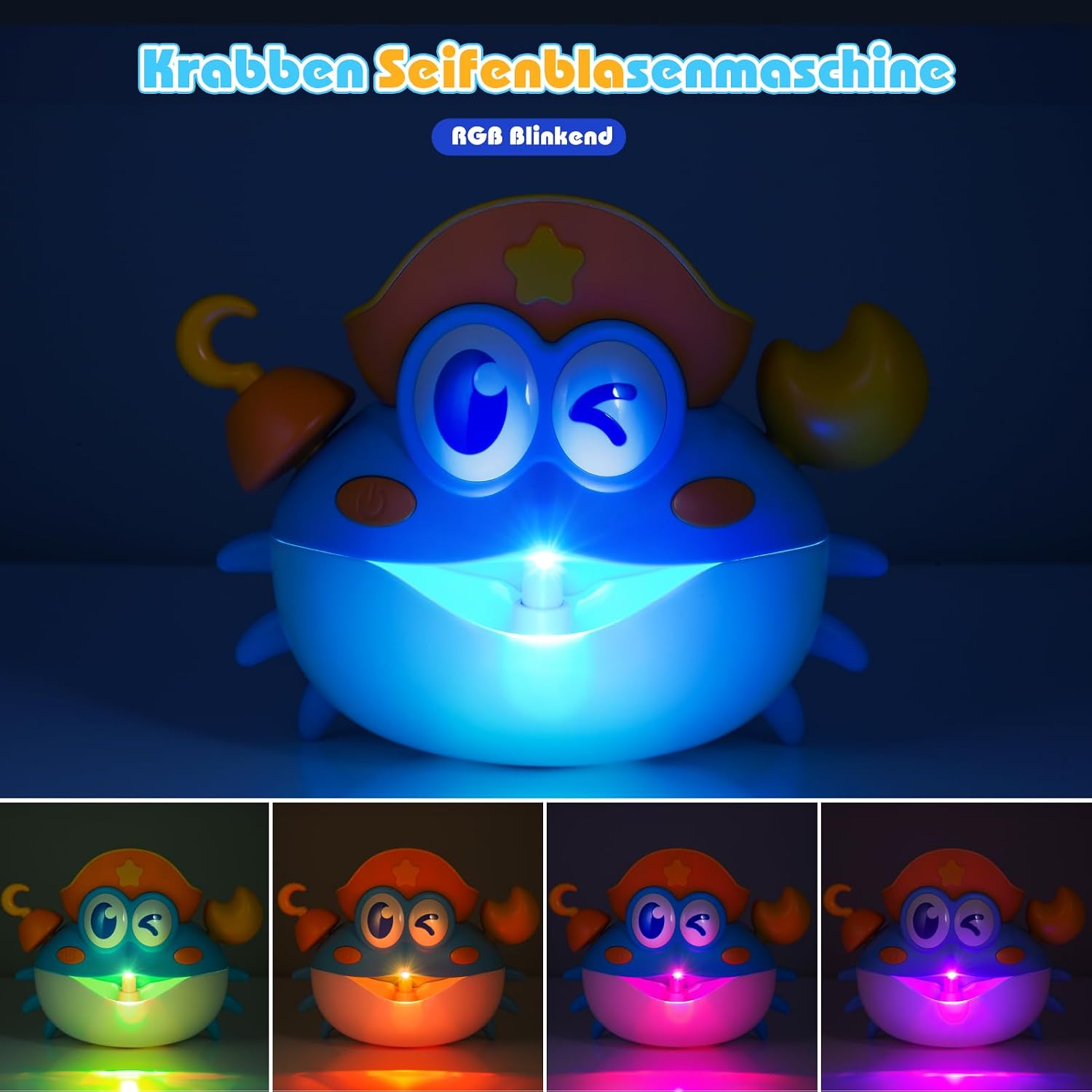 Thumbnail 1 de iKidiki Seifenblasen Badekrabbe