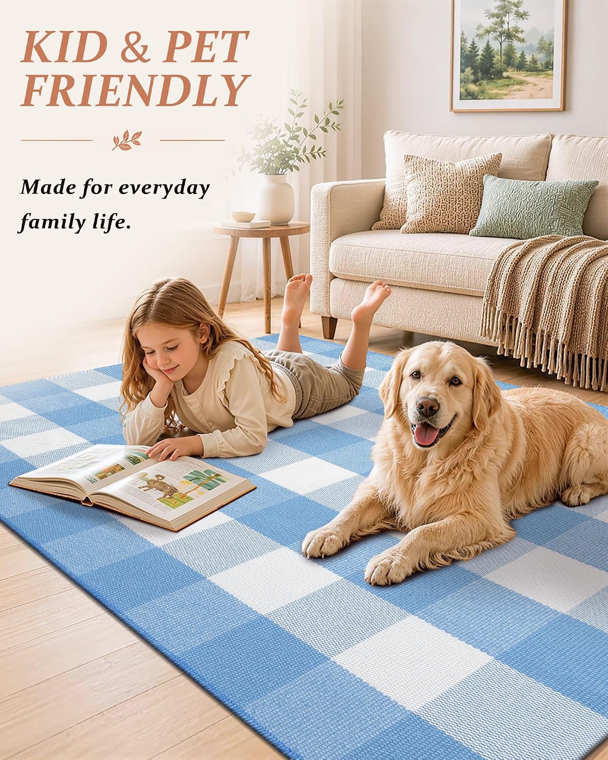 Detalle 2 de Grandaily Cotton Rug, 2'4" x 3'7