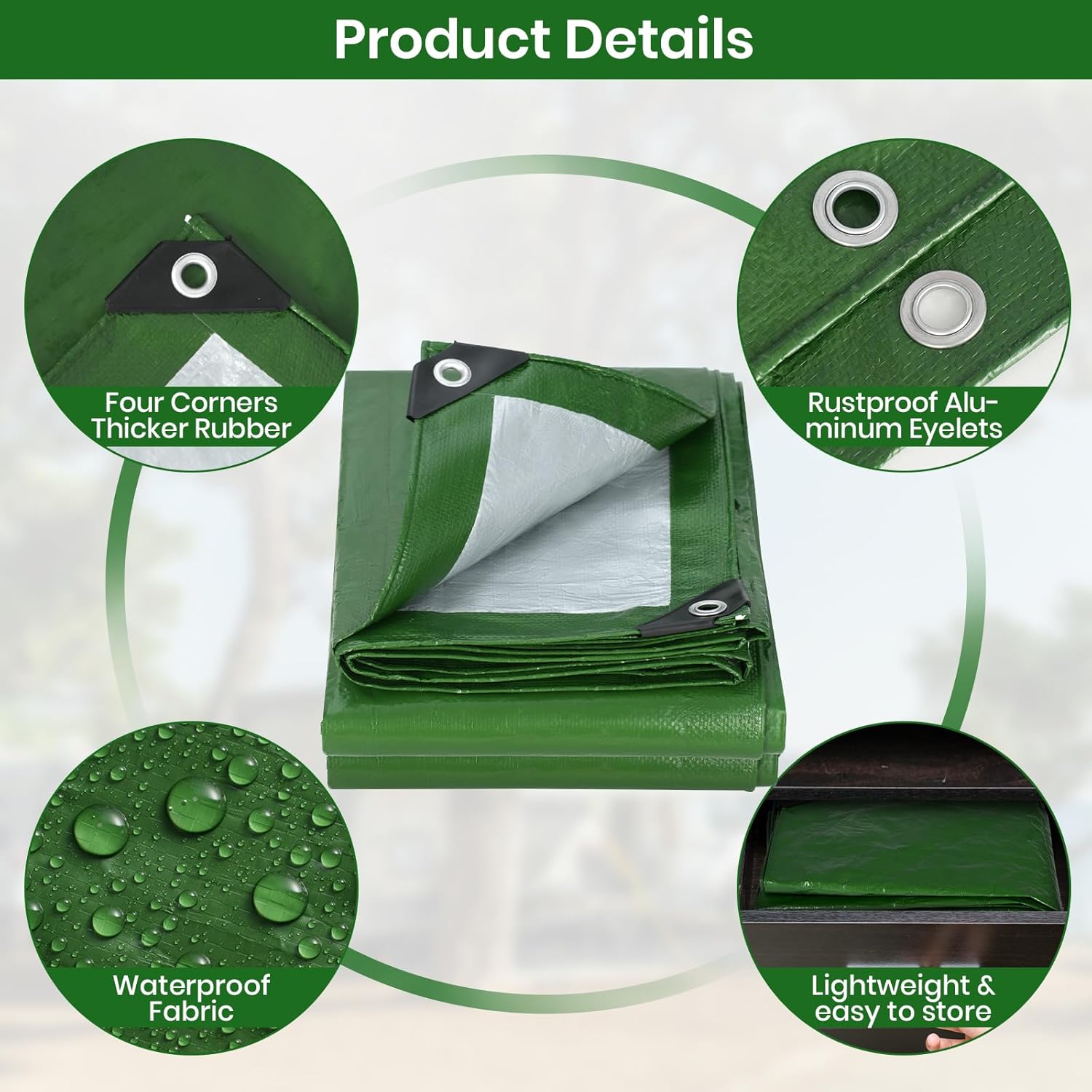 Thumbnail 4 de Velway Lona Impermeable 2x3m 100g/m²