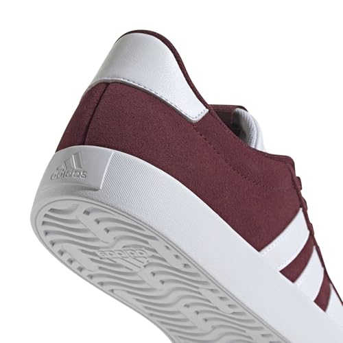 Detalle 2 de adidas Homme VL Court 3.0 Chaussures Shadow Red/Cloud White – Un choix fiable pour un style court et polyvalent
