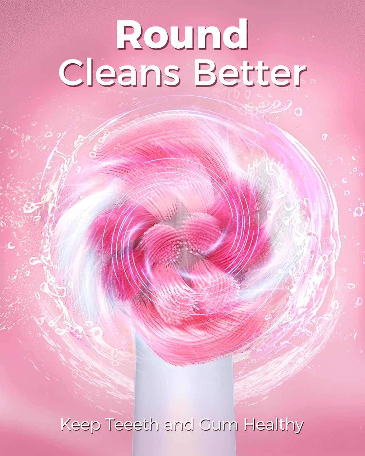 Thumbnail 1 de Rotating Electric Toothbrush with 8 Brush Heads 25‑Day Battery