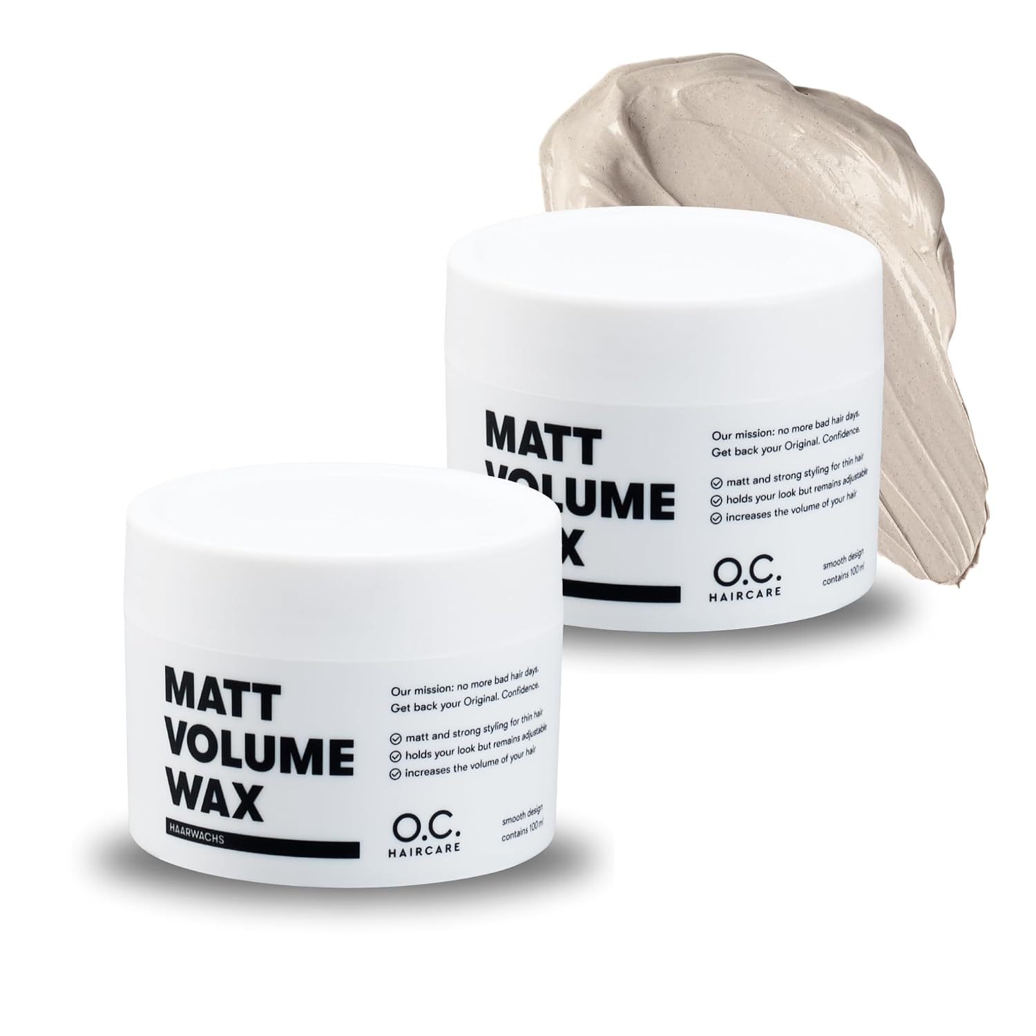 Detalle de O.C. HAIRCARE Haarwachs Matt Volume 2er 💇