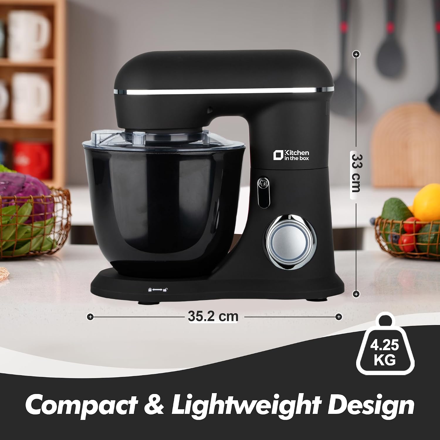 Detalle 2 de Kitchen in the box Stand Mixer 1300W, 10 speeds