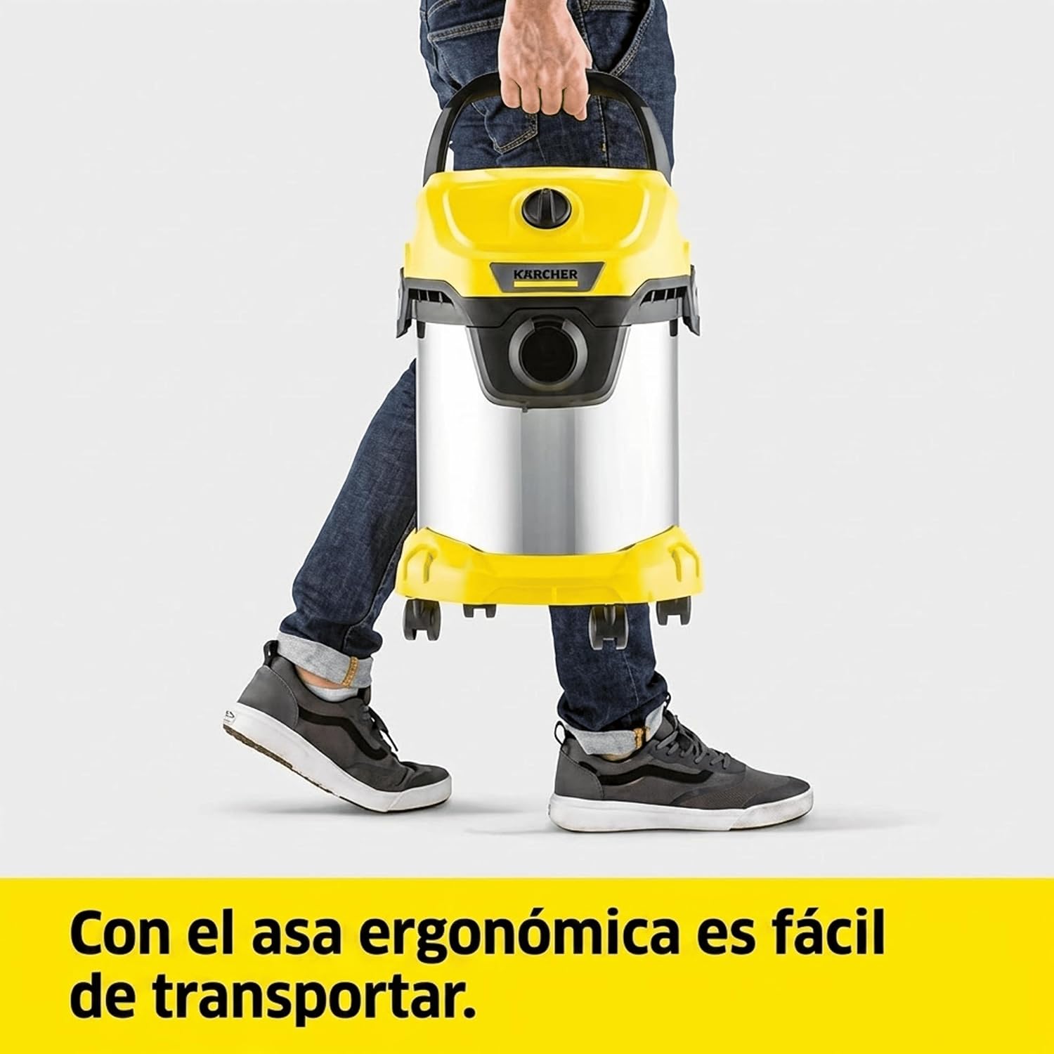 Detalle de Kärcher WD 3 S V-17/4/20 aspirador seco y húmedo 1.000 W 🧹