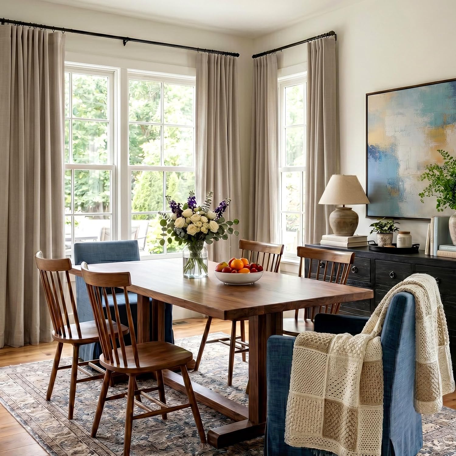Detalle de INOVADAY Blackout Curtains 84 Inch
