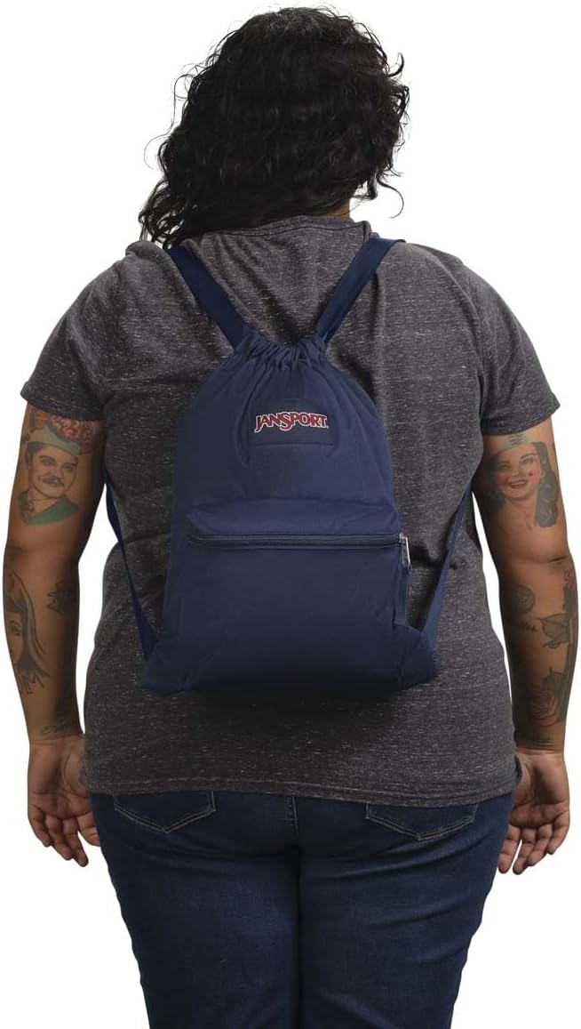 Detalle 2 de JanSport DRAWSACK Zaino piccolo: stile minimalista e praticità quotidiana