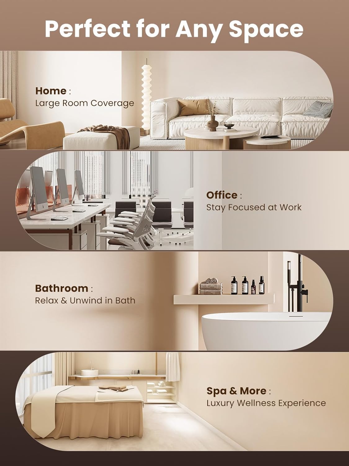 Thumbnail 6 de XEITIN Waterless Diffuser with 5 Hotel-Inspired Aromatic Oils — Coverage up to 2000 Sq Ft