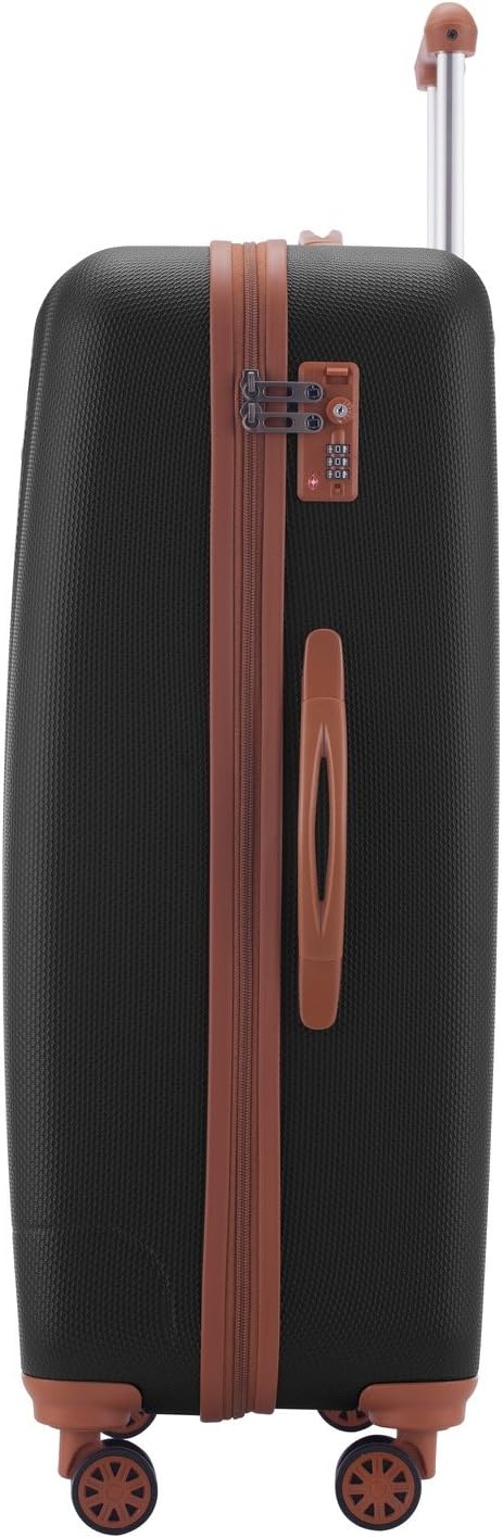 Thumbnail 3 de HAUPTSTADTKOFFER Wannsee – Valise Rigide Grande 94 L, 77 cm, 4 Roues TSA Noir/Marron