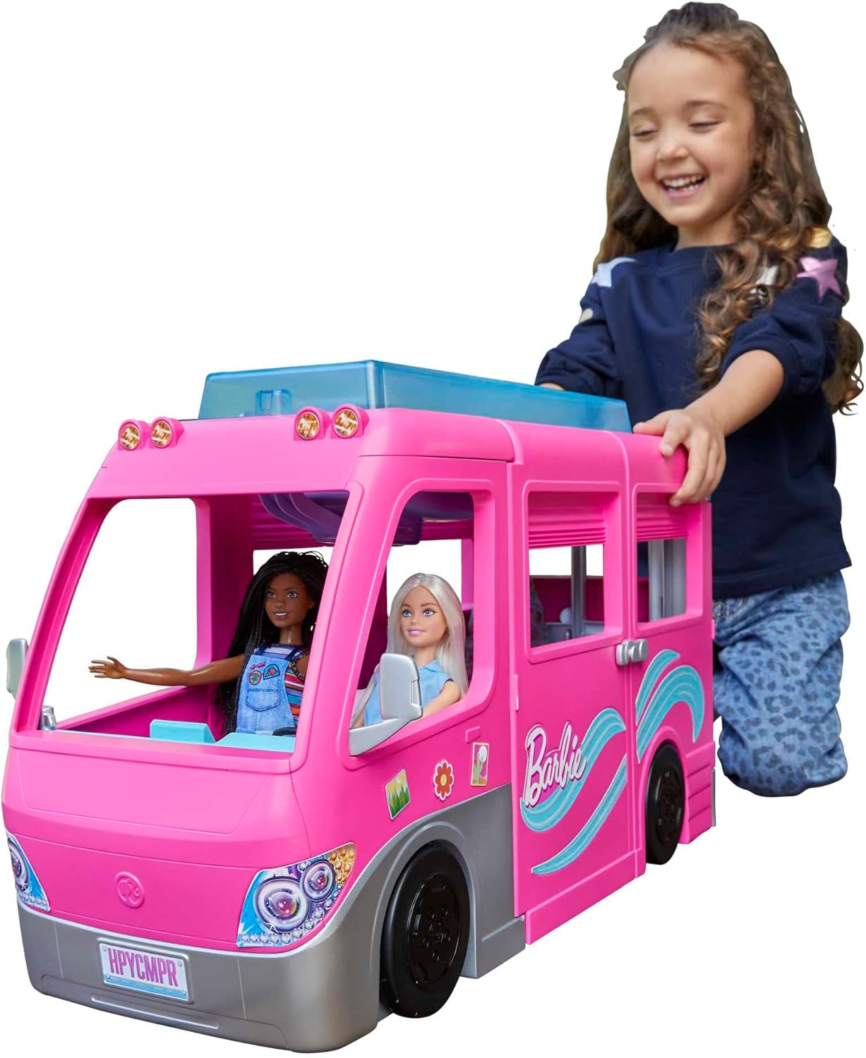 Thumbnail 6 de Barbie 3-in-1 Dream Camper: Fully-Furnished, Transformable Adventure Vehicle