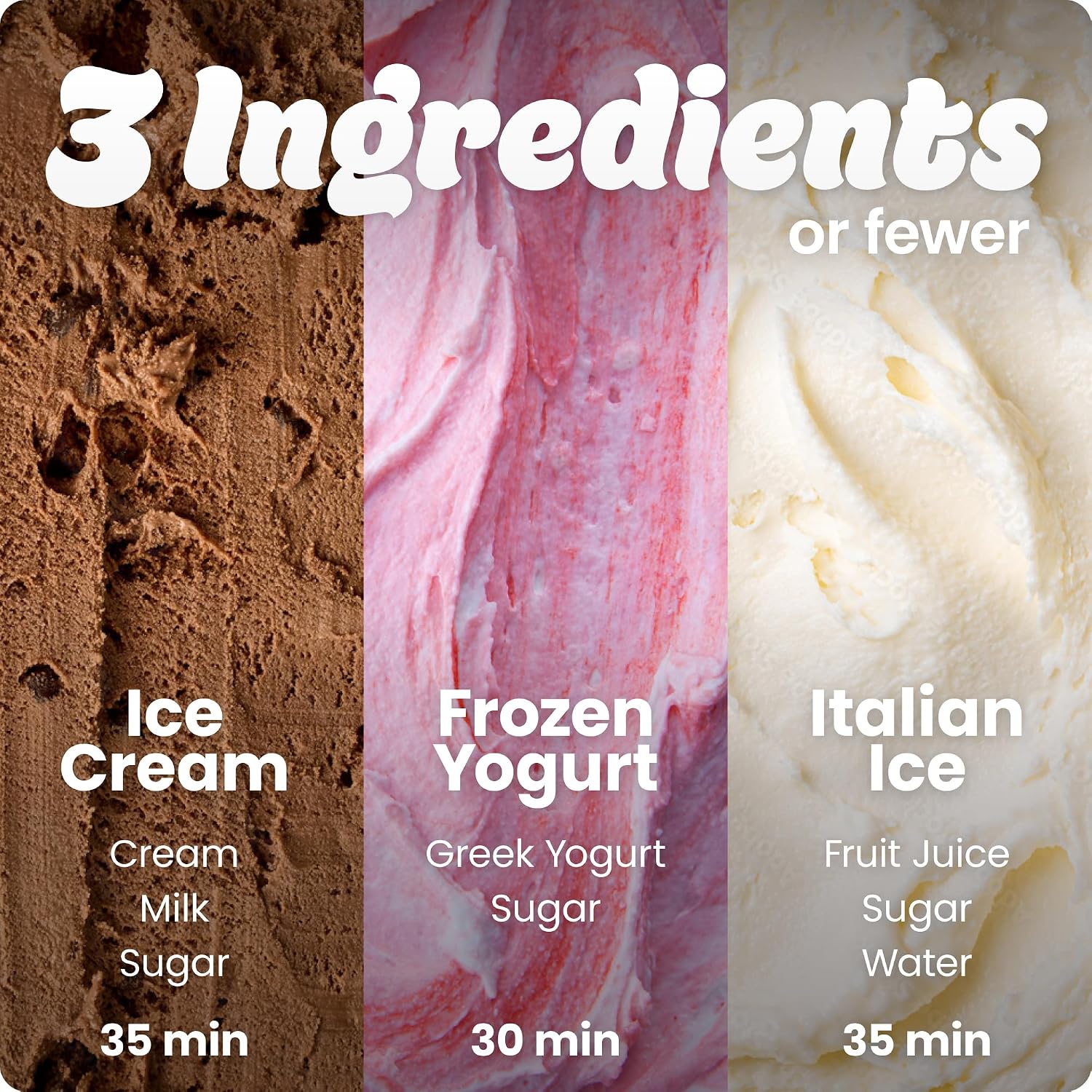 Thumbnail 5 de Chefman Ice Cream Maker with 20-oz Containers